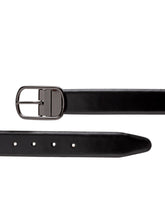 Load image into Gallery viewer, Men Black & Brown Solid Reversible Genuine Leather Belt