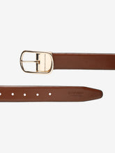 Load image into Gallery viewer, Men Brown & Black Textured Genuine Leather Reversible Belt