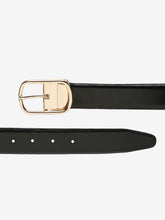 Load image into Gallery viewer, Men Brown & Black Textured Genuine Leather Reversible Belt