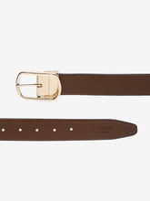 Load image into Gallery viewer, Men Brown & Black Textured Genuine Leather Reversible Belt