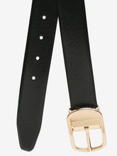 Load image into Gallery viewer, Men Brown & Black Textured Genuine Leather Reversible Belt