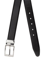Load image into Gallery viewer, Teakwood Men Genuine Leather Black & Brown Solid Reversible Belt