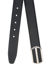 Load image into Gallery viewer, Teakwood Leather Men Teaxtured Black Belt