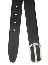 Load image into Gallery viewer, Teakwood Leather Men Teaxtured Black Belt