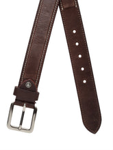 Load image into Gallery viewer, Teakwood Men Genuine Leather Brown Solid Casual Belt