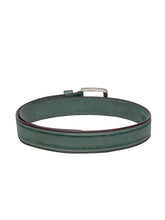 Load image into Gallery viewer, Teakwood Men Genuine Leather Green Solid Casual Belt