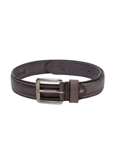 Load image into Gallery viewer, Teakwood Men Genuine Leather Grey Solid Casual Belt