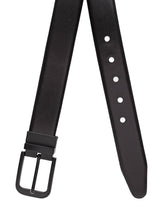 Load image into Gallery viewer, Teakwood Men Genuine Leather Black & Blue Solid Reversible Belt