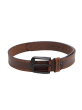 Load image into Gallery viewer, Teakwood Men Genuine Leather Brown Solid Casual Belt