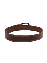 Load image into Gallery viewer, Teakwood Men Genuine Leather Brown Solid Casual Belt