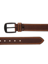 Load image into Gallery viewer, Teakwood Men Genuine Leather Brown Solid Casual Belt