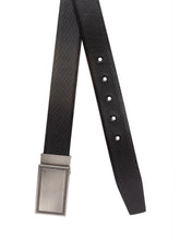 Load image into Gallery viewer, Teakwood Men Genuine Leather Black & Brown Solid Reversible Belt