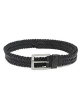 Load image into Gallery viewer, Teakwood Genuine Leather Black Belt - Clearance sale