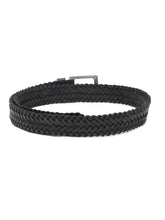 Load image into Gallery viewer, Teakwood Genuine Leather Black Belt - Clearance sale
