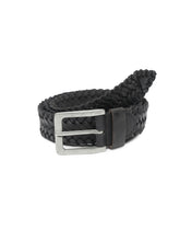 Load image into Gallery viewer, Teakwood Genuine Leather Black Belt - Clearance sale