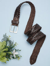 Load image into Gallery viewer, Teakwood Genuine Brown Men Belt