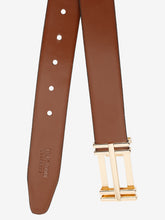 Load image into Gallery viewer, Men Brown & Black Textured Genuine Leather Reversible Belt
