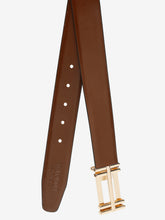 Load image into Gallery viewer, Men Brown & Black Textured Genuine Leather Reversible Belt