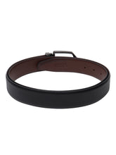 Load image into Gallery viewer, Teakwood Genuine Leather Black Belt
