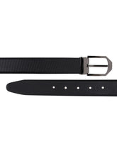Load image into Gallery viewer, Teakwood Genuine Leather Black Belt