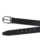 Load image into Gallery viewer, Teakwood Genuine Leather Black Belt