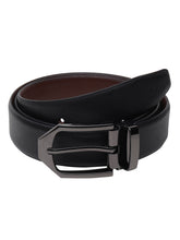 Load image into Gallery viewer, Teakwood Genuine Leather Black Belt
