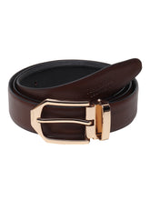 Load image into Gallery viewer, Teakwood Genuine Leather Brown Belt