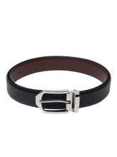 Load image into Gallery viewer, Teakwood Genuine Leather Black Belt