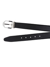 Load image into Gallery viewer, Teakwood Genuine Leather Black Belt