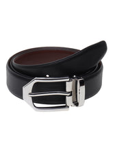 Load image into Gallery viewer, Teakwood Genuine Leather Black Belt
