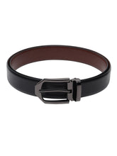Load image into Gallery viewer, Teakwood Genuine Leather Black Belt