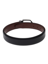Load image into Gallery viewer, Teakwood Genuine Leather Black Belt