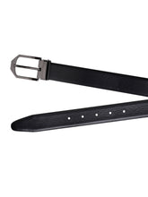 Load image into Gallery viewer, Teakwood Genuine Leather Black Belt