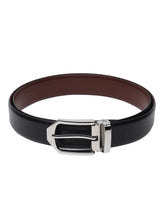 Load image into Gallery viewer, Teakwood Genuine Leather Black Belt