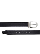 Load image into Gallery viewer, Teakwood Genuine Leather Black Belt