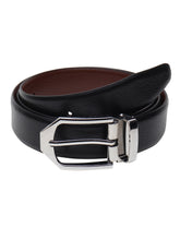 Load image into Gallery viewer, Teakwood Genuine Leather Black Belt