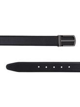Load image into Gallery viewer, Teakwood Genuine Leather Black Belt