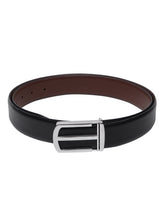 Load image into Gallery viewer, Teakwood Genuine Leather Black Belt