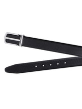 Load image into Gallery viewer, Teakwood Genuine Leather Black Belt