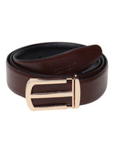 Load image into Gallery viewer, Teakwood Genuine Leather Brown Belt