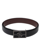 Load image into Gallery viewer, Teakwood Genuine Leather Black Belt