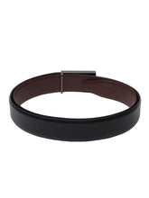 Load image into Gallery viewer, Teakwood Genuine Leather Black Belt