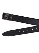 Load image into Gallery viewer, Teakwood Genuine Leather Black Belt