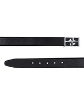 Load image into Gallery viewer, Teakwood Genuine Leather Black Belt