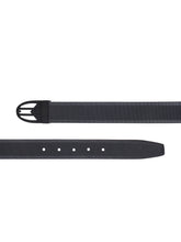 Load image into Gallery viewer, Men Black & Brown Solid Reversible Leather Belt