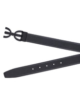 Load image into Gallery viewer, Men Black & Brown Solid Reversible Leather Belt