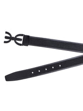 Load image into Gallery viewer, Men Black & Brown Solid Reversible Leather Belt