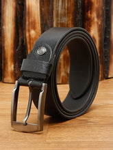 Load image into Gallery viewer, Men Black Leather Belt - Clearance sale
