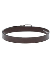 Load image into Gallery viewer, Men Brown Texture Leather Belt- Clearance sale