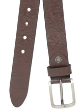 Load image into Gallery viewer, Men Brown Texture Leather Belt- Clearance sale